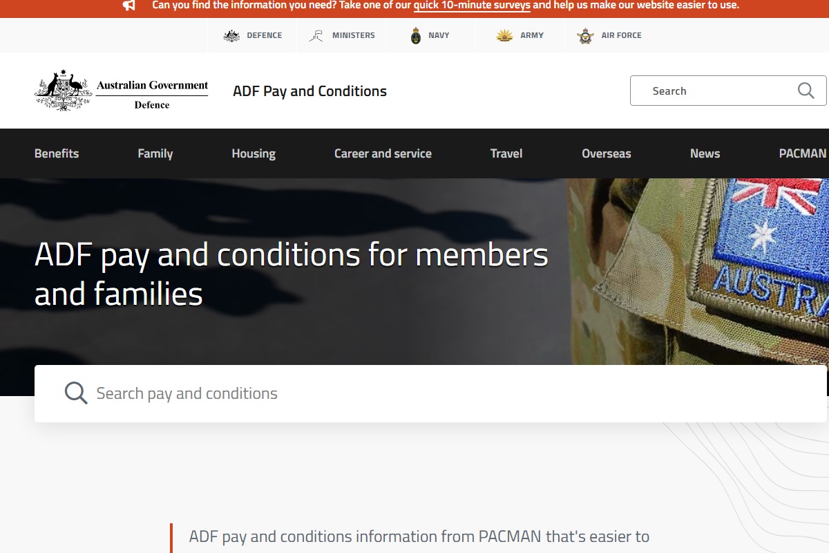 ADF Pay and Conditions